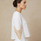 100% Cotton Embroidered Neck patch, SE-446