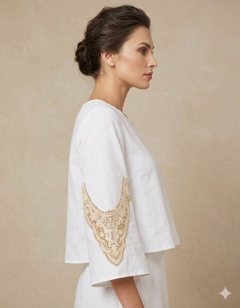 100% Cotton Embroidered Neck patch, SE-446