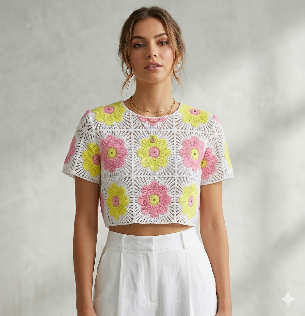 ALL OVER MULTI GPO ; 100% POLYESTER ; M-4522-B