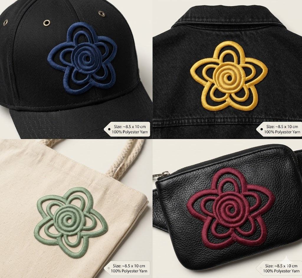 100% Polyester Embroidered Patch, KR-1341